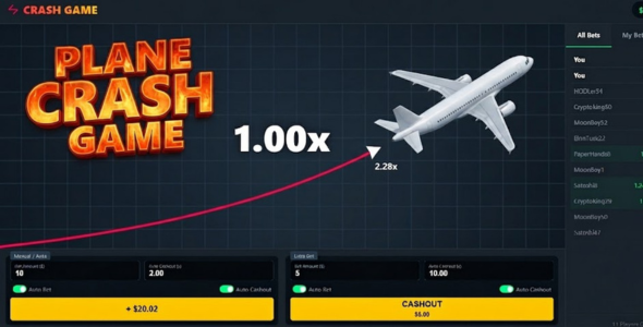 Plane Crash free play game cover